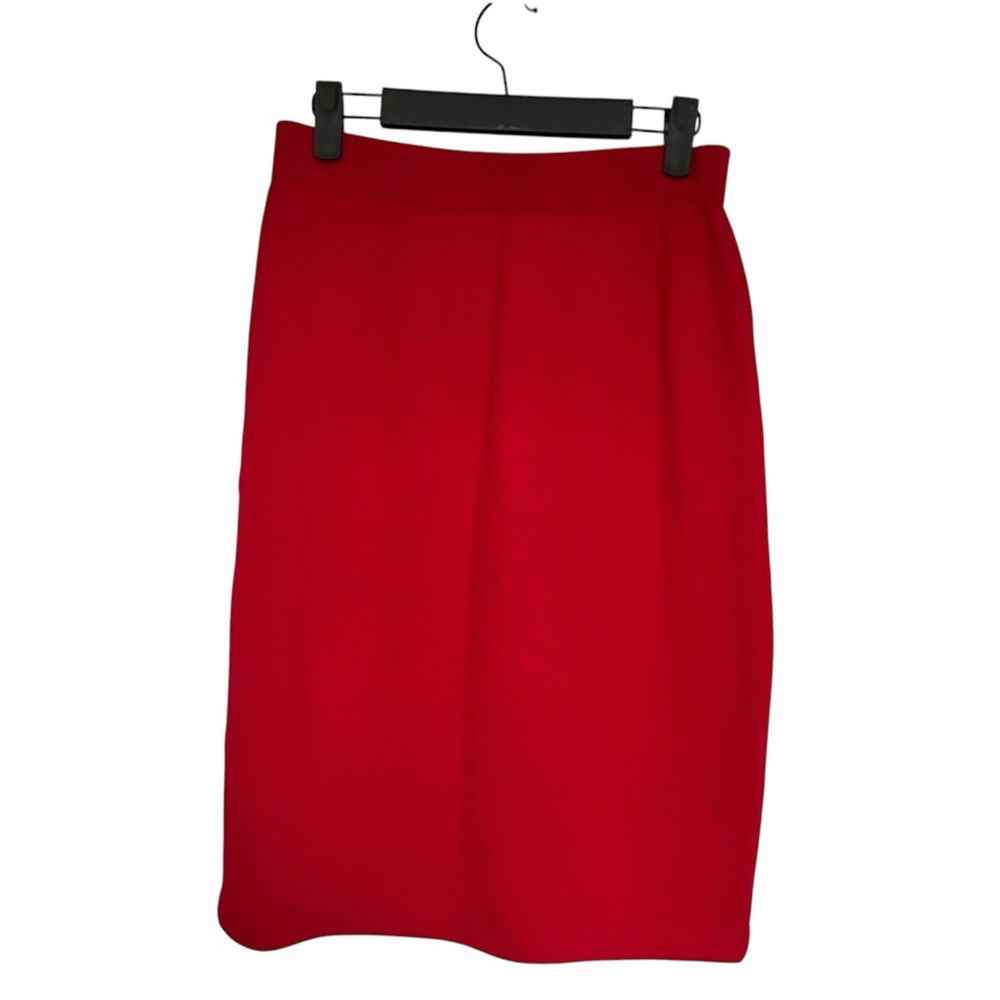 ✨St. John Evening by Marie Gray Red/Scarlet Skirt Size 4
